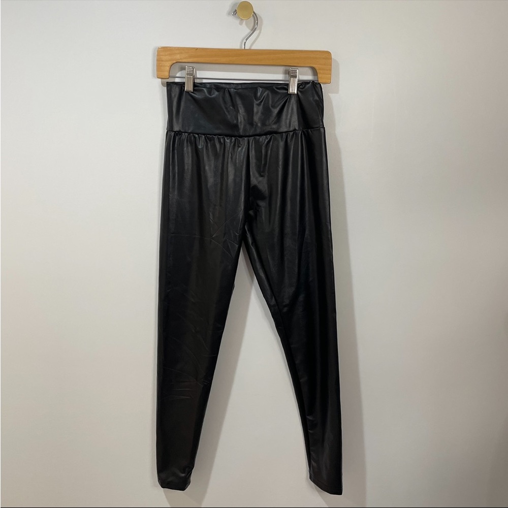 SHEIN | Black Leather Leggings